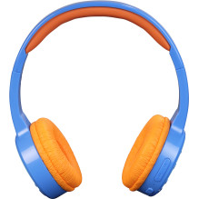 Belaidės Ausinės - Denver BTH-107BU, Mėlynos, Bluetooth 5.3, 85 dB, 24 Val., Laidinė Jungtis, Mikrofonas