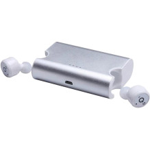 Belaidės ausinės - Platinet PM1080 Baltos "Bluetooth" Sportinės Ausinės Su CVC 6.0, 85 mAh Baterijomis, 1500 m