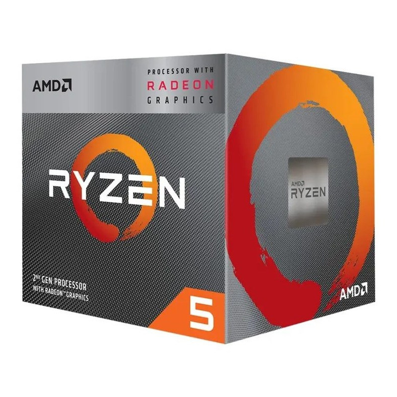 Processor - AMD Ryzen 5 3400G, CPU 3.7 GHz, GPU Radeon RX Vega 11