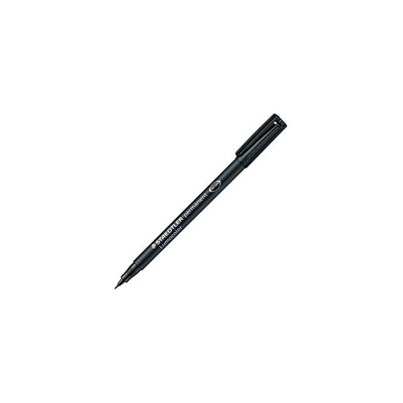 STAEDTLER Lumocolor 314-9 pastāvīgais marķieris, melns, ķīļveida uzgalis, 1-2.5 mm