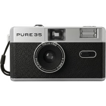 KODAK Pure 35 Black 35mm vienreizlietojamā kamera ar zibspuldzi