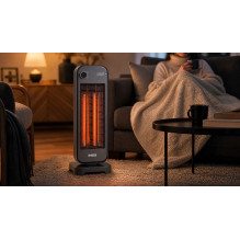 Infraraudonųjų spindulių šildytuvas - N'OVEEN PTC500 900 W Juodas