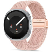 Laikrodžio dirželis - Tech-Protect NylonMag Samsung Galaxy Watch 40 / 44 / 46 mm Dulkėta rožinė