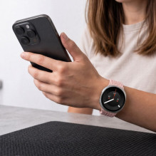 Laikrodžio dirželis - Tech-Protect NylonMag Samsung Galaxy Watch 40 / 44 / 46 mm Dulkėta rožinė