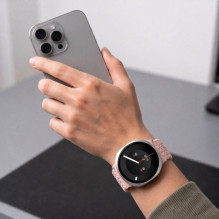 Laikrodžio dirželis - Tech-Protect NylonMag Samsung Galaxy Watch 40 / 44 / 46 mm Dulkėta rožinė