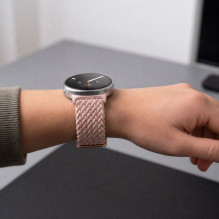 Laikrodžio dirželis - Tech-Protect NylonMag Samsung Galaxy Watch 40 / 44 / 46 mm Dulkėta rožinė