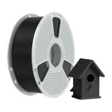 3D Spausdinimo Filamentas - Sunlu ASA Siūlas 250-280°C, 50 MPa, Juodas