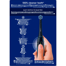 Oral-B iO 2 serijos dantų šepetėlis Black Oral-B iO 2 serijos dantų šepetėlis Black