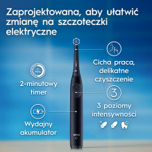 Oral-B iO 2 serijos dantų šepetėlis Black Oral-B iO 2 serijos dantų šepetėlis Black