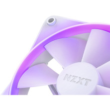 Datora ventilators NZXT F140 RGB Twin Pack 140x140x26 (White, 2 gab. komplekts ar RGB un ventilatora kontrolieri, 140 mm Datora ventilators NZXT F140 RGB Twin Pack 140x140x26 (White, 2 gab. komplekts ar RGB un ventilatora kontrolieri, 140 mm