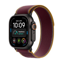Viedpulkstenis Apple Watch Ultra 4 GPS + Cellular 49mm Black , Trail Burgund - M / L Viedpulkstenis Apple Watch Ultra 4 GPS + Cellular 49mm Black , Trail Burgund - M / L