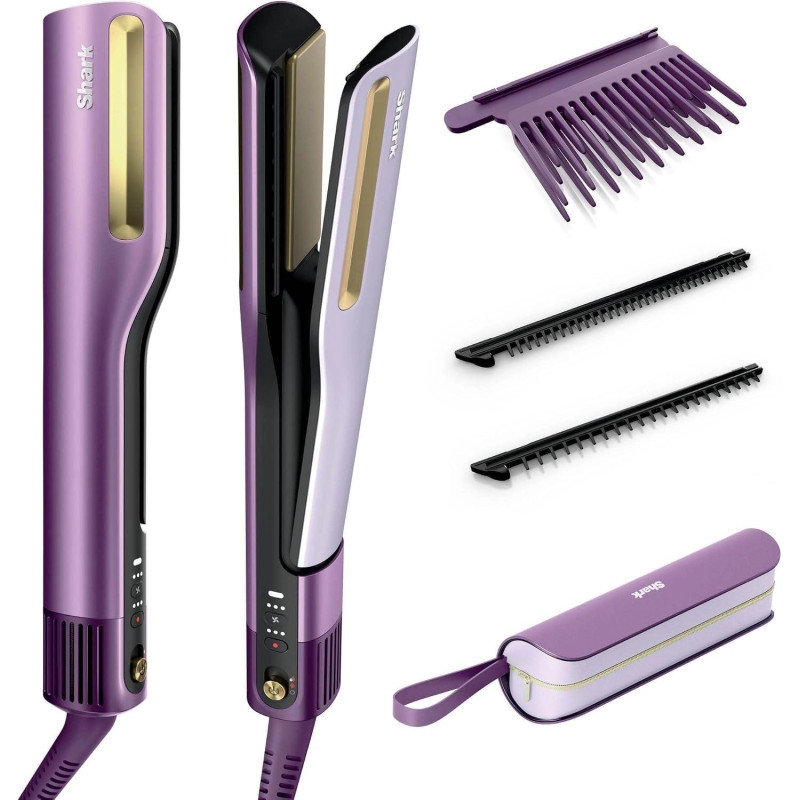 Prostownica 2w1 HT401EUPU SHARK violetinė