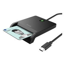 KORTELIŲ SKAITYTUVAS IŠMANIOSIOS KORTELĖS PRIMO / USB-C 26253 TRUST
