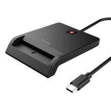 KORTELIŲ SKAITYTUVAS IŠMANIOSIOS KORTELĖS PRIMO / USB-C 26253 TRUST