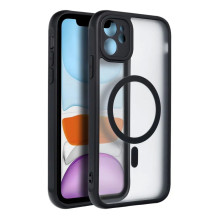 Dėklas Matte MagSafe Apple iPhone 11 juodas Dėklas Matte MagSafe Apple iPhone 11 juodas