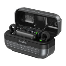 Belaidis mikrofonas - SMALLRIG S 70, 2 siųstuvai, 24 bitų / 48 kHz, triukšmo slopinimas, įkrovimo dėklas Belaidis mikrofonas - SMALLRIG S 70, 2 siųstuvai, 24 bitų / 48 kHz, triukšmo slopinimas, įkrovimo dėklas