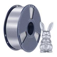 3D Spausdintuvo Siūlai - Sunlu PLA+ Šilkinis Sidabras, 1,75 mm, Aukšta Išmatavimo Tikslumas, Blizgus Paviršius 3D Spausdintuvo Siūlai - Sunlu PLA+ Šilkinis Sidabras, 1,75 mm, Aukšta Išmatavimo Tikslumas, Blizgus Paviršius