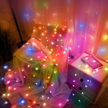 LED girlianda - Modee Lighting ML-C2011, 10 m, RGB, 100 LED, spalvota