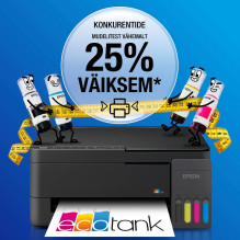 Daugiafunkcis spausdintuvas - Epson EcoTank L3310 3 viename A4, 100 lapų dėklas, nuotraukos be paraščių 10 × 15 cm Daugiafunkcis spausdintuvas - Epson EcoTank L3310 3 viename A4, 100 lapų dėklas, nuotraukos be paraščių 10 × 15 cm