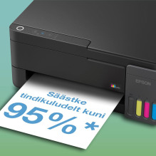 Daugiafunkcis spausdintuvas - Epson EcoTank L3310 3 viename A4, 100 lapų dėklas, nuotraukos be paraščių 10 × 15 cm Daugiafunkcis spausdintuvas - Epson EcoTank L3310 3 viename A4, 100 lapų dėklas, nuotraukos be paraščių 10 × 15 cm