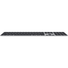 Keyboard - Apple Magic Keyboard With Touch ID And Numeric Keypad, Russian Layout, Black Keys, Black