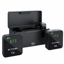 BlitzWolf BW-SX63 belaidė ausinė, 1000 mAh, juoda BlitzWolf BW-SX63 belaidė ausinė, 1000 mAh, juoda