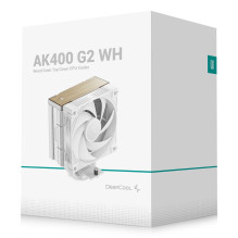 DeepCool AK400 G2 WH procesoriaus oro aušintuvas 12 cm baltas 1 vnt.