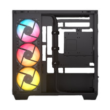 Corsair 2800X RS-R ARGB panoraminis Micro-ATX Case, Black Corsair 2800X RS-R ARGB panoraminis Micro-ATX Case, Black