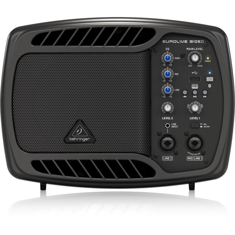 Behringer B105D pilna diapazona skaļrunis, melns, vadu un bezvadu, 50 W