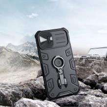 Nillkin Nillkin CamShield Armor Pro Case iPhone 14 Plus armored cover with camera cover ring stand blue