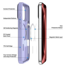 Dux Ducis Apple iPhone 18 Pro Yind Hybrid Case with MagSafe Light Purple