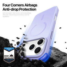 Dux Ducis Apple iPhone 18 Pro Yind Hybrid Case with MagSafe Light Purple