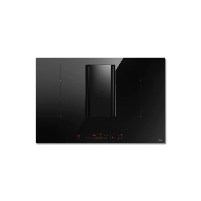 Elica NIKOLATESLA PRIME S+ BL / A / 83 Black Built-in 83 cm Zone induction hob 4 zone(s) Built-in hood
