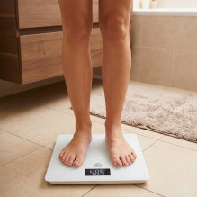 Bathroom scale ADLER AD 8194w rechargeable USB-C White Bathroom scale ADLER AD 8194w rechargeable USB-C White