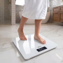 Bathroom scale ADLER AD 8194w rechargeable USB-C White Bathroom scale ADLER AD 8194w rechargeable USB-C White