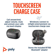 Ausinės Poly Voyager Free 60+ UC Black BT700 USB-C (7Y8G4A) Ausinės Poly Voyager Free 60+ UC Black BT700 USB-C (7Y8G4A)