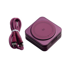 FORCELL „AluFold“ Pro 3in1 Qi 2.2 25W itin greitas belaidis stalo įkroviklis, skirtas „iPhone“ ir Samsung, suderinamas s