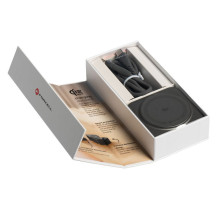 FORCELL „AluFold“ Pro 3in1 Qi 2.2 25W itin greitas belaidis stalo įkroviklis, skirtas „iPhone“ ir Samsung, suderinamas s