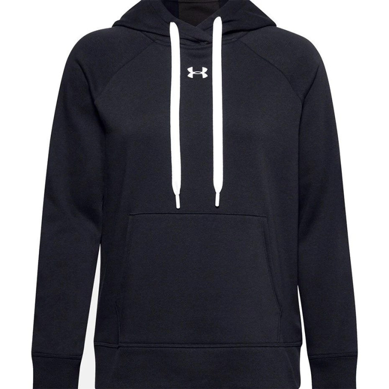 Under Armour Women's Rival Fleece HB Hoodie Black 1356317 001