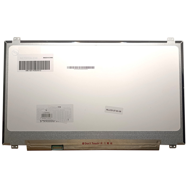 Screen 17.3", 1600x900, 60Hz, matte, 30pin, left