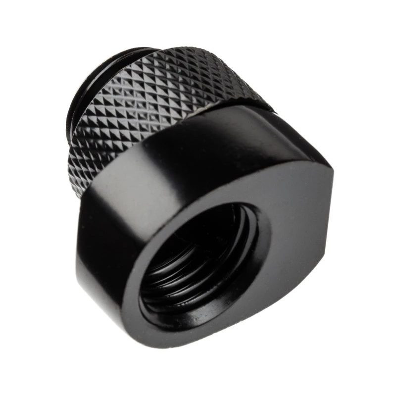 Šļūtenes savienotājs Alphacool 17604 Melns 1 / 4 collu vītne