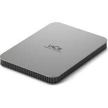 External HDD, LACIE, Mobile Drive, 5TB, USB-C, Colour Silver, STLP5000400