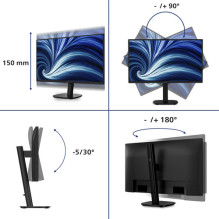 Monitor Philips kompiuterio 68,6 cm (27") 2560 x 1440 px Full HD LCD Black (27B2N3500 / 00)