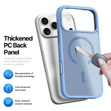 Dux Ducis Apple iPhone 18 Pro Yind Hybrid Case with MagSafe Light Blue Dux Ducis Apple iPhone 18 Pro Yind Hybrid Case with MagSafe Light Blue