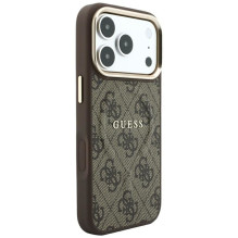Guess Guess Embossed 4G Classic MagSafe Case for iPhone 17 Pro / 18 Pro - Brown Guess Guess Embossed 4G Classic MagSafe Case for iPhone 17 Pro / 18 Pro - Brown