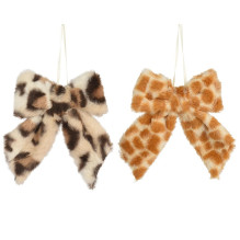 Christmas tree toy Decoris Bow, brown