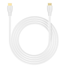 HDMI Kabelis - UNITEK HDMI 2.1 8K HDR 0,5 m Baltas