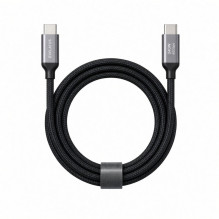 Evelatus USB C į C, aliuminio korpusas cable，240W5A，40GB / S 8K60HZ Black