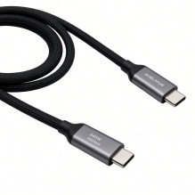 Evelatus USB C į C, aliuminio korpusas cable，240W5A，40GB / S 8K60HZ Black