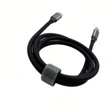 Evelatus USB C į C, aliuminio korpusas cable，240W5A，40GB / S 8K60HZ Black